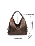 Ivory Woven Handle Boho Bag