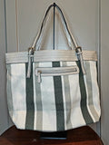 Textured Striped Tote