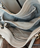 Textured Striped Tote