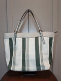 Textured Striped Tote