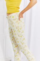 Judy Blue Golden Meadow Floral Skinny Jeans
