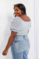 HEYSON Ditsy Floral Scoop Neck Bodysuit
