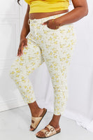 Judy Blue Golden Meadow Floral Skinny Jeans