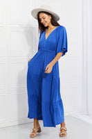 Culture Code My Muse Flare Sleeve Tiered Maxi Dress
