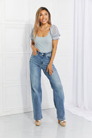 HEYSON Ditsy Floral Scoop Neck Bodysuit