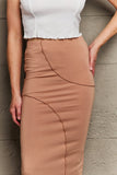 Culture Code Fall in Love Full Size Swirl Merrow Edge Midi Skirt