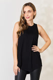 Zenana Full Size Round Neck Wide Strap Tank