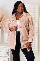 Heimish Cozy Girl Full Size Button Down Shacket