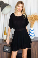 Jade By Jane Perfectly Poised Ruffled Romper