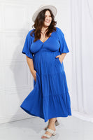 Culture Code My Muse Flare Sleeve Tiered Maxi Dress