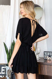 Jade By Jane Perfectly Poised Ruffled Romper