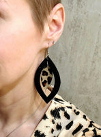 Leopard Print Earrings