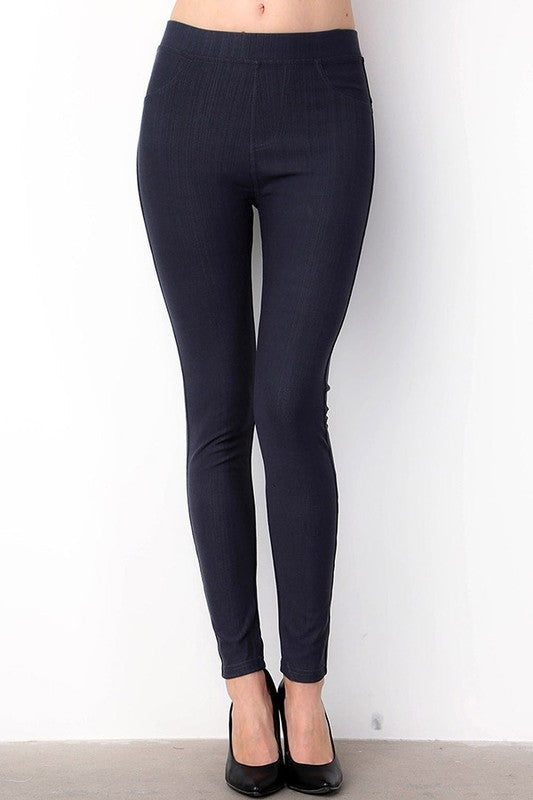 Plus size Jeggings-Charcoal